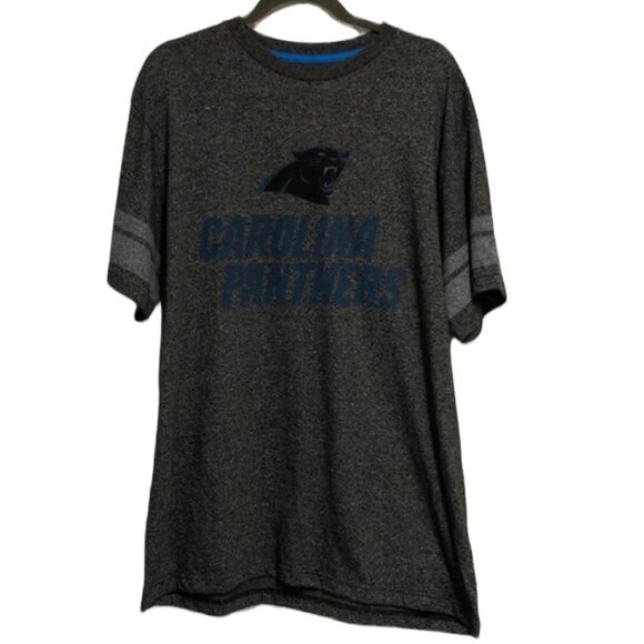 Carolina Panthers Majestic gray football team tee t-shirt size XL - Picture 1 of 8